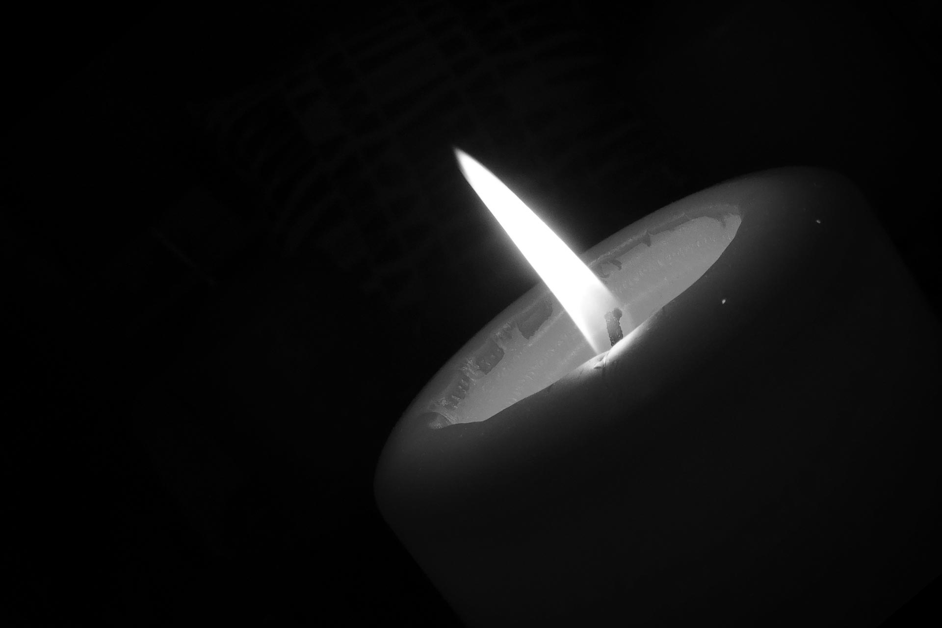 candle in the dark wallpaper
