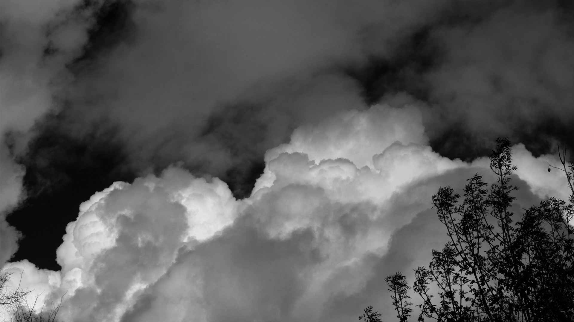 clouds wallpaper black and white