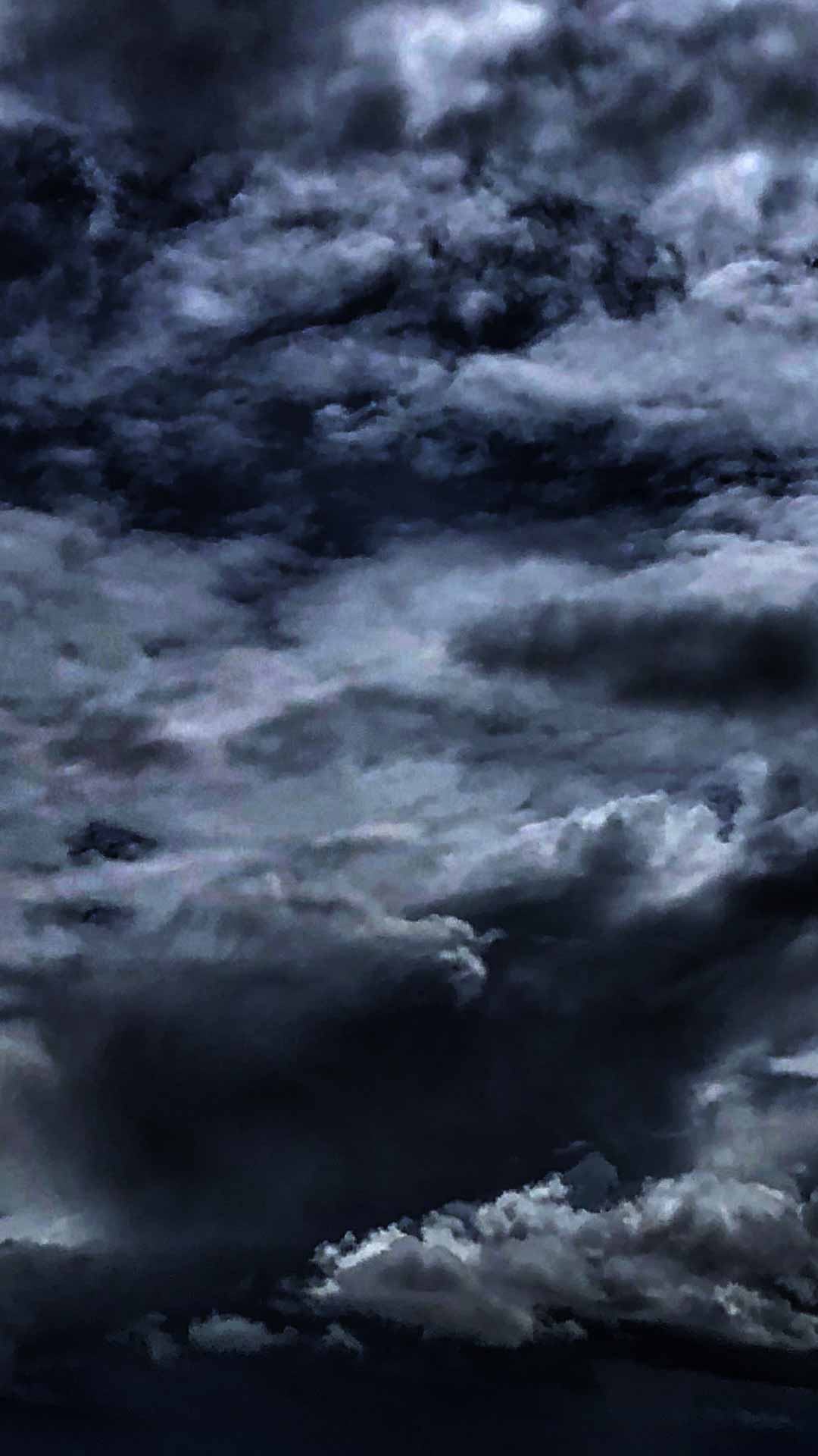 clouds wallpaper dark blue background for mobile