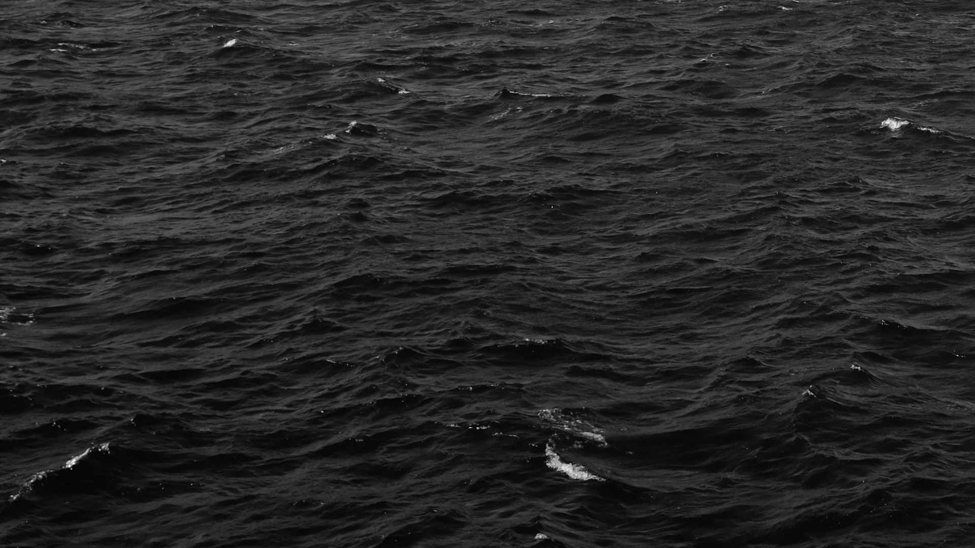 Dark Sea Background Wave HD - Black Wallpaper HD
