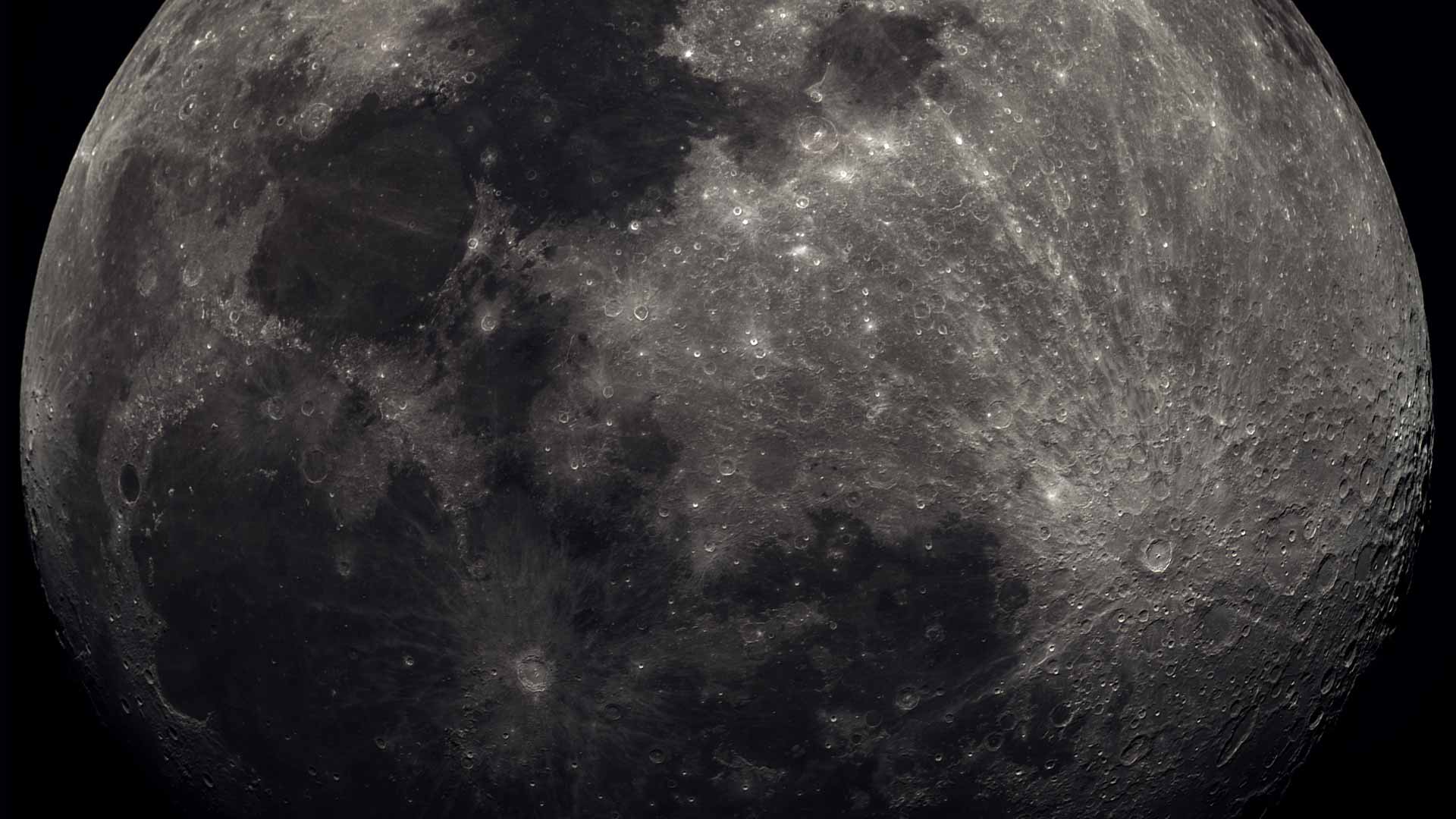 black and white moon wallpaper