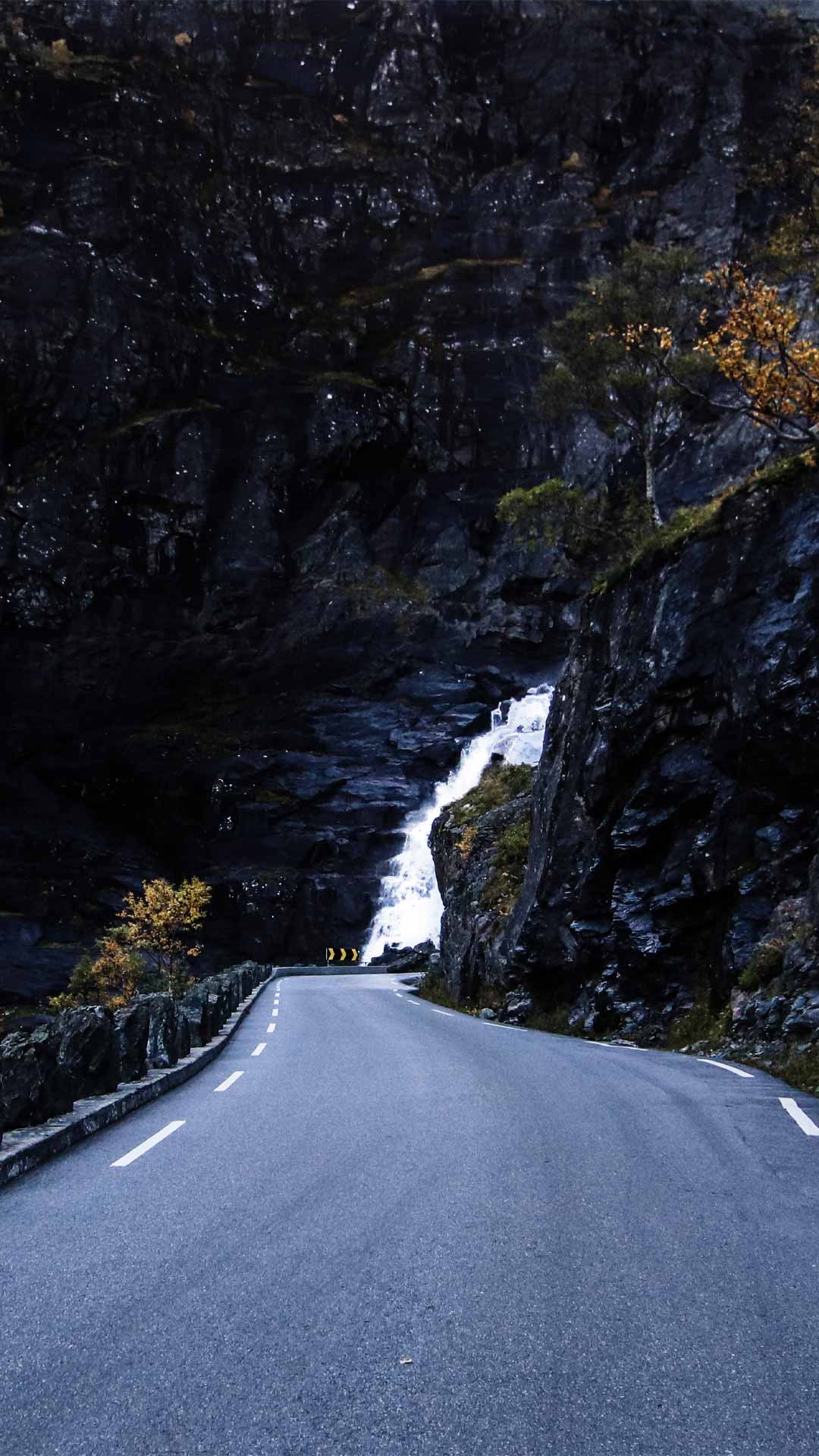high road dark background for mobile