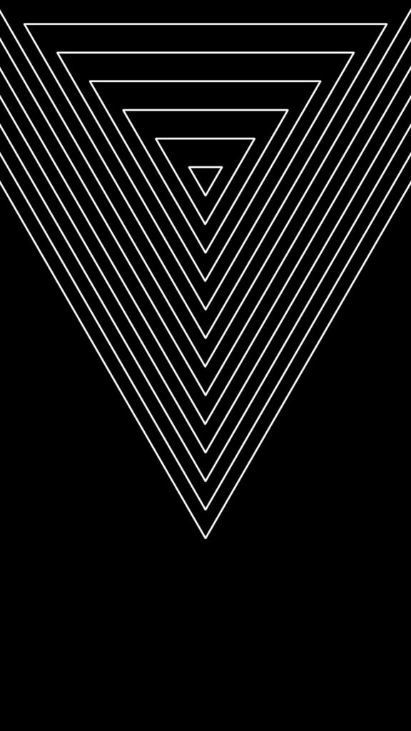 triangle black wallpaper for phone
