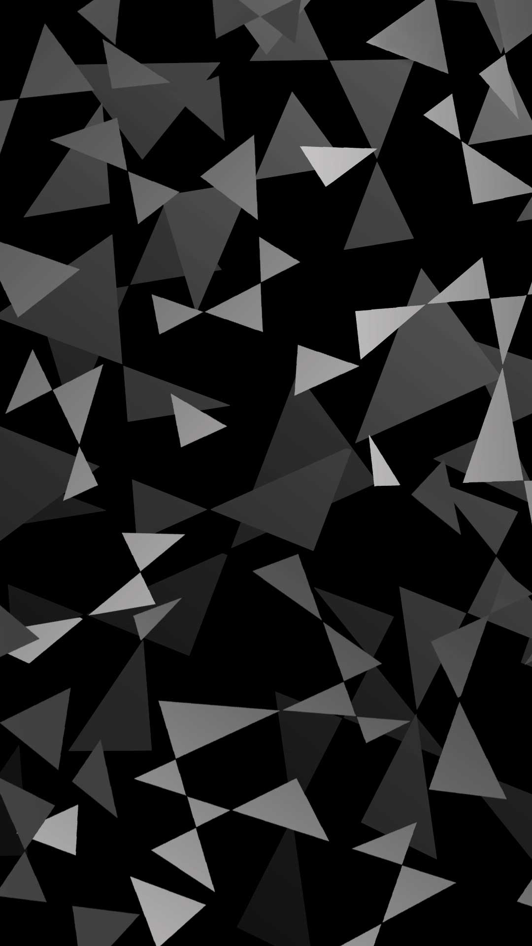 grey triangles black background picture