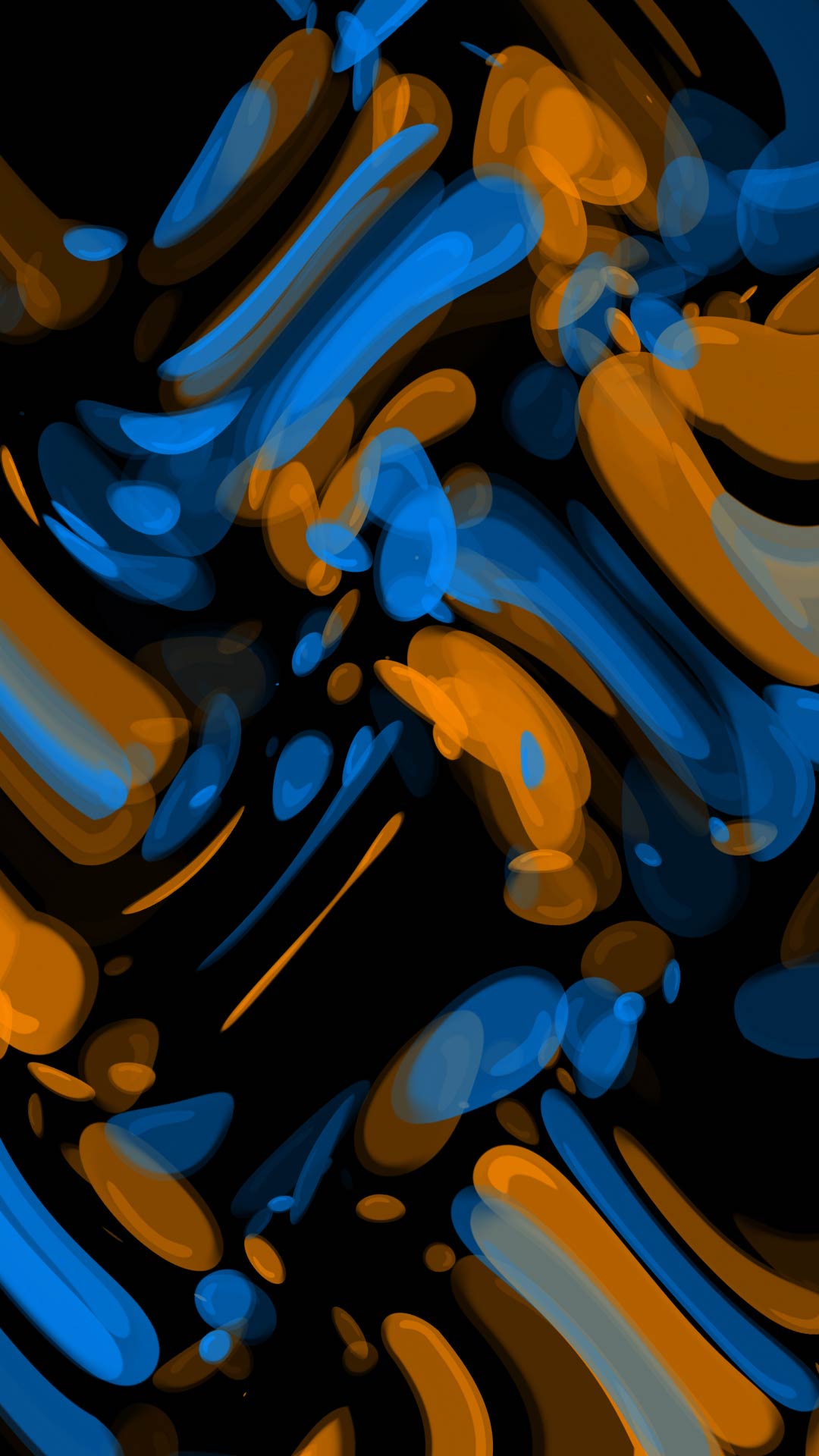 black blue and orange colour wallpaper