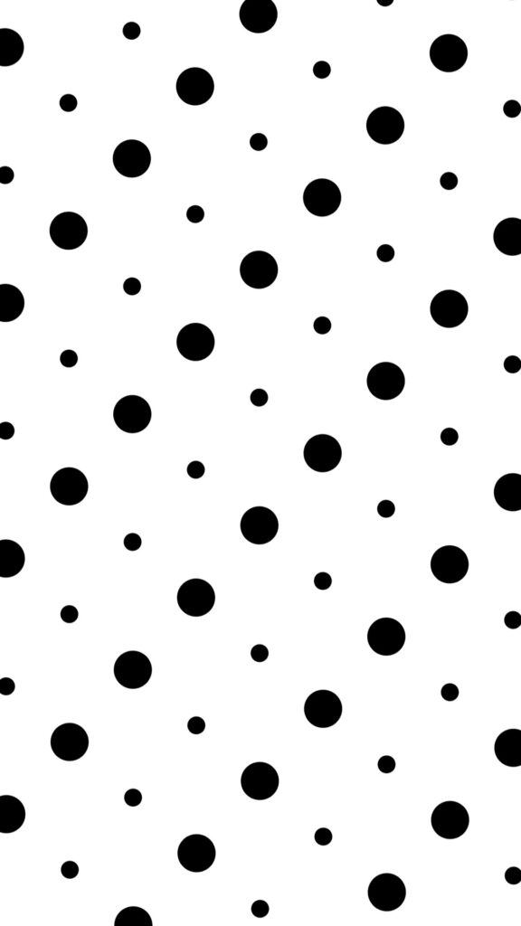 black and white dots wallpaper for phone
