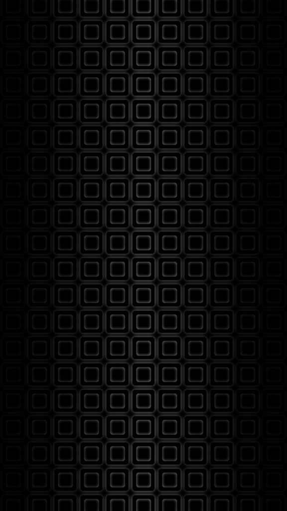 black phone wallpaper with square texture