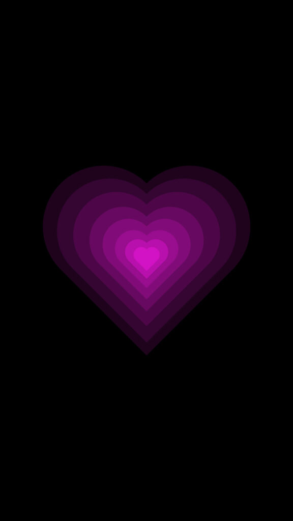 purple heart black background wallpaper