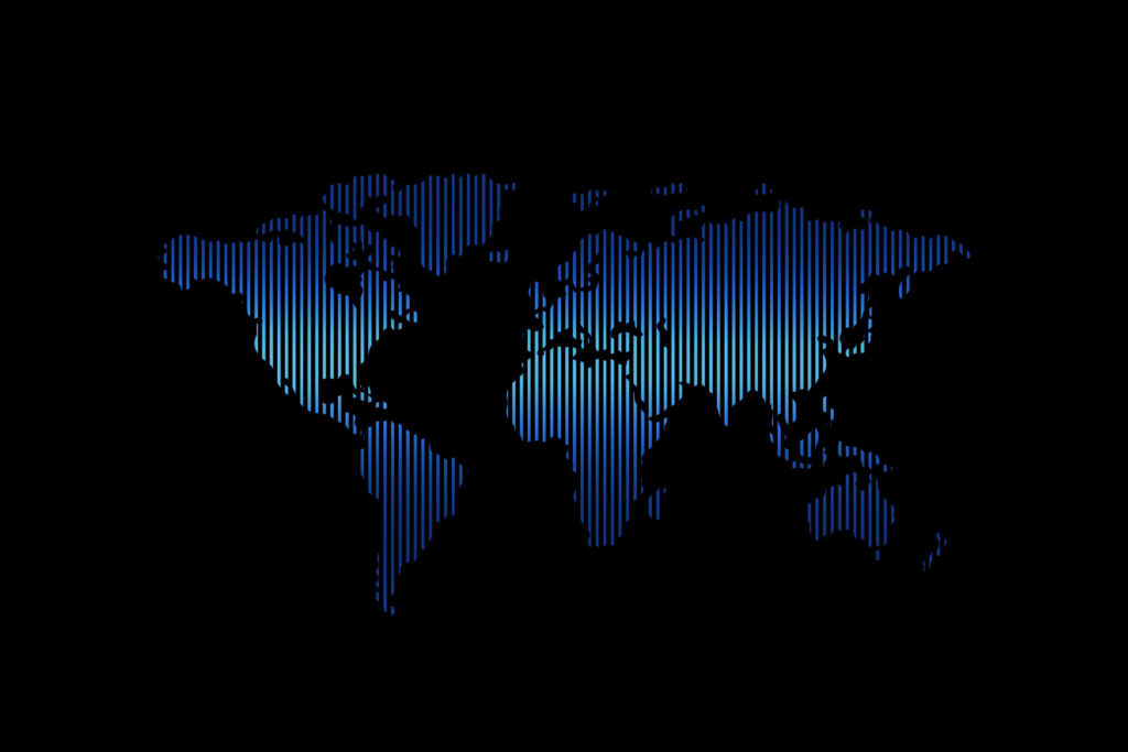 black world map background image