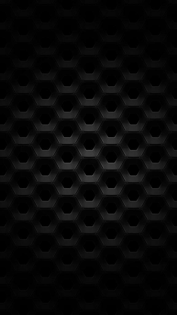black hexagon wallpaper hd