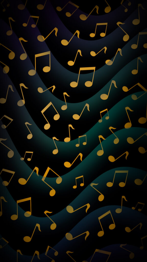 musical note background for phone