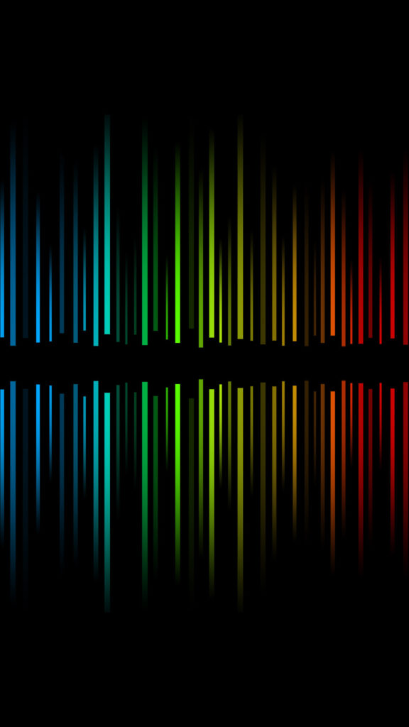black background with colour lines