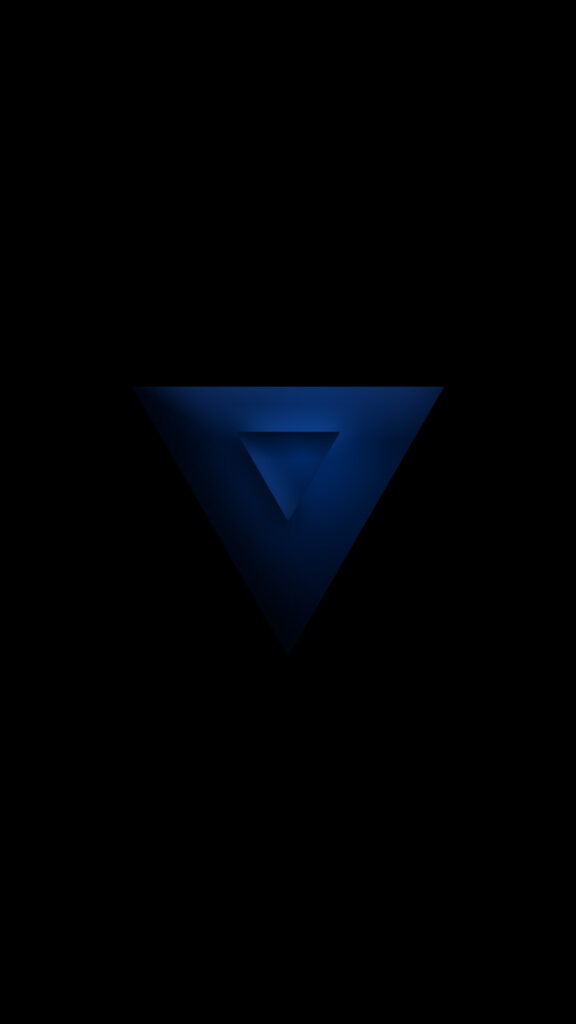 blue triangle black wallpaper