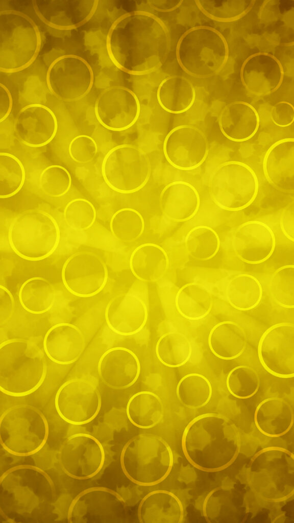 yellow and brown circle wallpaper