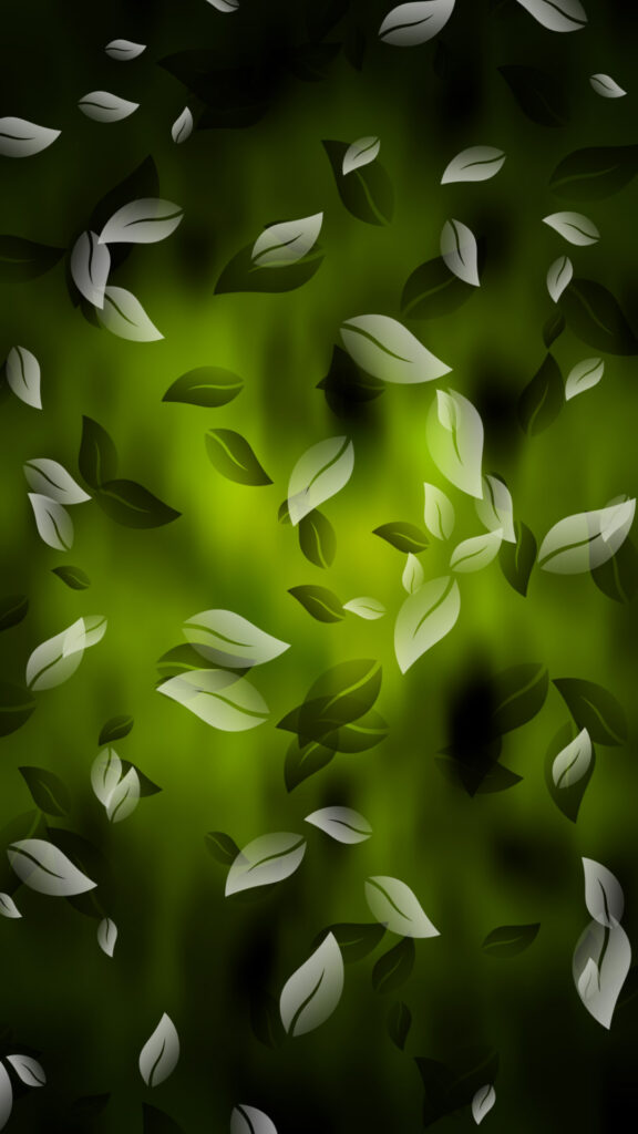 green and black background leaves