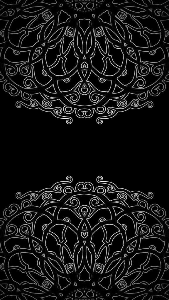 black motif background for mobile