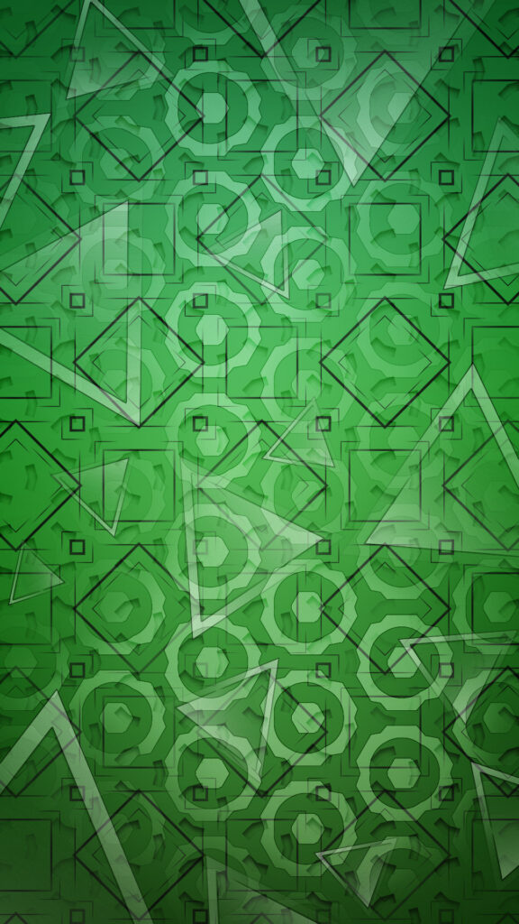 green geometric wallpaper full hd