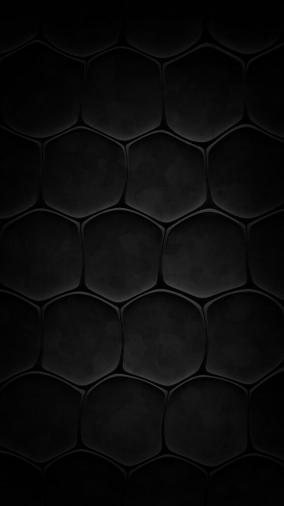 black wallpaper pattern like cells