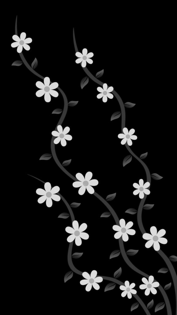 black girly floral wallpaper for mobile